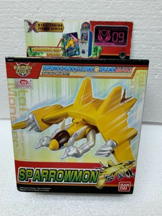 Bandai Digimon Digital Monsters Xros Wars Fusion 09 Sparrowmon Action Figure