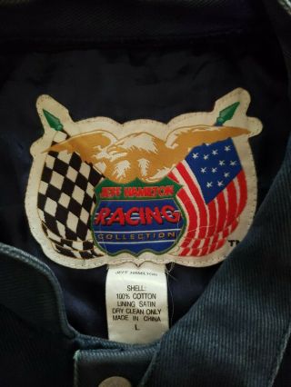 Vintage Mark Martin Jeff Hamilton Valvoline Cummins Racing Jacket NASCAR Men ' s L 3