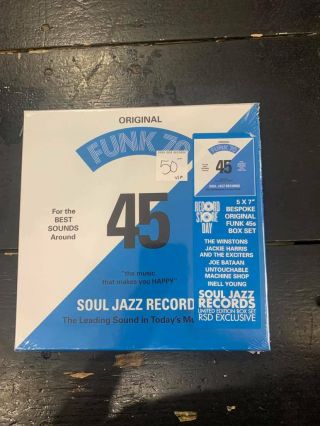 V/a Funk 70 Rsd 2021 7/17 5 X 7 " Single Vinyl Box Set Soul Jazz Records 45s