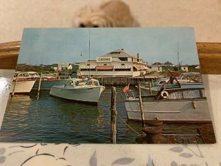 Vintage Postcard Flynn’s Restaurant Ocean Bay Park Fire Island Ny