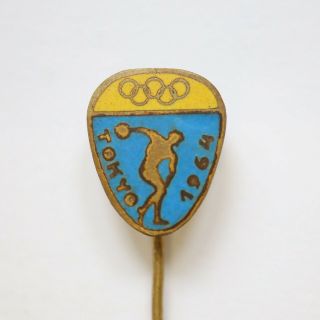 Vintage Olympic Pin Badge - Tokyo 1964