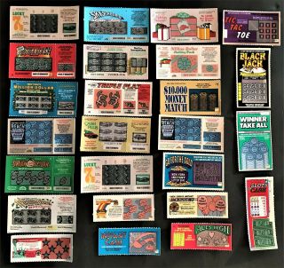 York Instant Sv Lottery Tickets,  Issued 1983 - 1990,  25 Different
