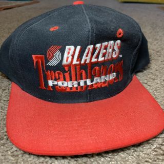 Vintage Portland Trail Blazers Script Snapback The Game Limited Edition Hat
