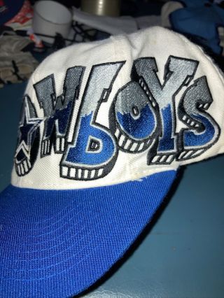 Dallas Cowboys Drew Pearson Graffiti Vintage Snapback Hat/Cap 90’s 2