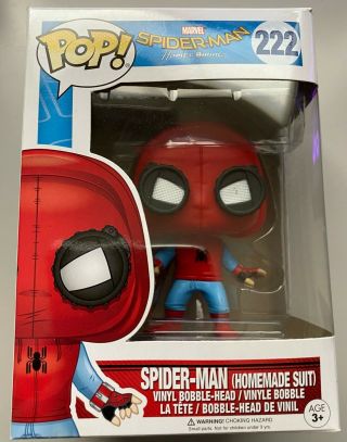 Funko Pop Spider - Man Homecoming (homemade Suit) Pop Marvel 222