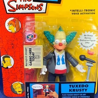 Tuxedo Krusty Clown Simpsons Playmates Wos Series 13 Action Figure 199453