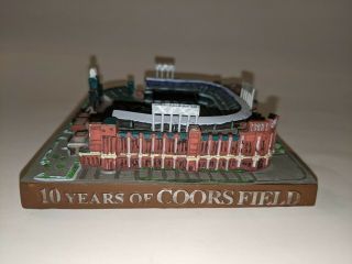 10 Years Of Coors Field (2004) - Colorado Rockies - Bd&a Collectors Edition