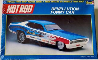 Revell 1/16th Scale Revellution Dodge Funny Car Plastic Model Kit -