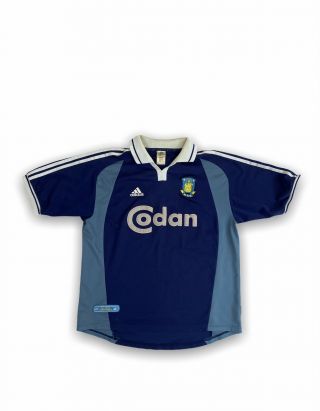 Rare Vintage 2000 2002 Adidas Brondby Away Soccer Shirt Football Jersey