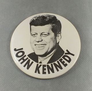 Vintage John Kennedy Political Presidential Campaign Pinback Pin