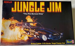 Revell 1/16th Scale Jungle Jim Vega Funny Car Plastic Model Kit - &