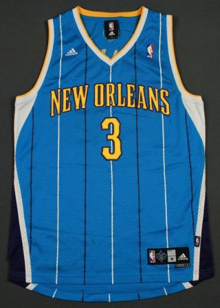 Chris Paul Orleans Hornets Adidas Authentic Swingman Jersey Medium Cp3