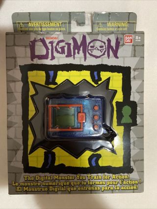 Bandai Digimon Digivice Virtual Pet Monster Handheld Game - Translucent Blue