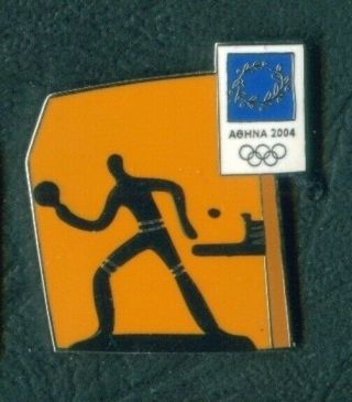 Athens 2004.  Olympic Games.  Olympic Pin.  Pictogram.  Table Tennis.  Ping Pong
