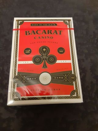 Gemini Bacarat Casino Playing Cards Limited 1/555 Rare