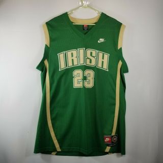 2003 Nike Lebron James Saint Mary Irish High School Stitched Jersey Sz Xl