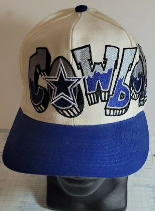 Dallas Cowboys Drew Pearson Graffiti Vintage Snapback Hat/cap 90’s Never Worn