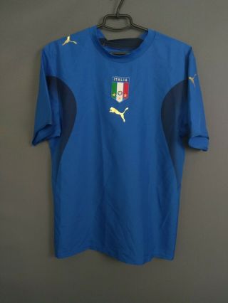Italy Italia Jersey 2005 2006 Home Medium Shirt Soccer Football Puma Ig93
