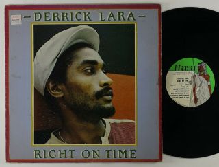 Derrick Lara " Right On Time " Reggae Lp Masai