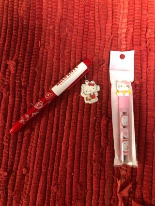 Sanrio Hello Kitty classic vintage RARE two - way writer pen pencil and leads 2