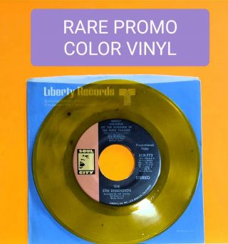 5th Dimension Aquarius Soul R&b Rare Color Vinyl Promo 7 In 45 Rpm Record