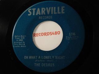 The Desires 45 Starville 1206 Oh What A Lovely Night / Black Girl Nm