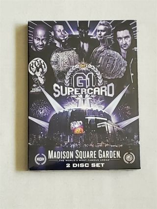 Ring Of Honor Japan Pro Wrestling G1 Supercard Dvd Very Rare