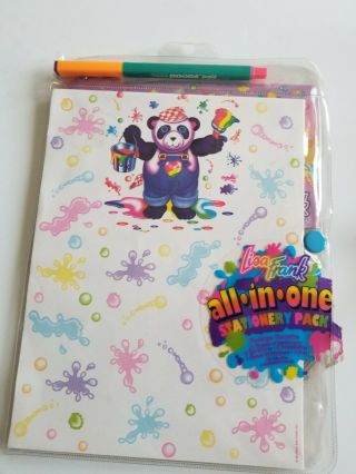 Lisa Frank Vintage Panda Bear Stationary Kit Incomplete Please Read