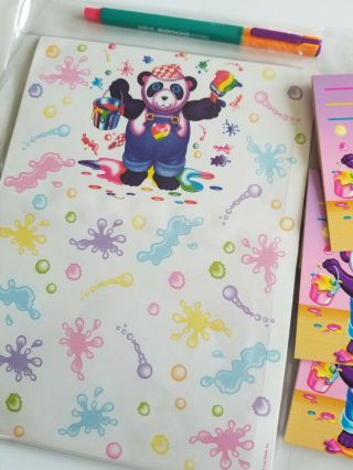 Lisa Frank Vintage Panda Bear Stationary Kit Incomplete please read 2