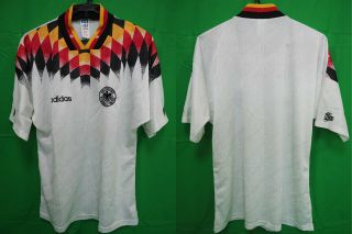 1994 - 1995 Germany Deutschland Dfb Jersey Shirt Trikot Home World Cup Adidas L