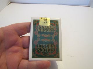 Vtg Golden Nugget Playing Cards Cancelled Deck