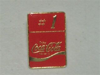 Enjoy Coca Cola 1 Enamel Lapel Hat Pin,  Coke