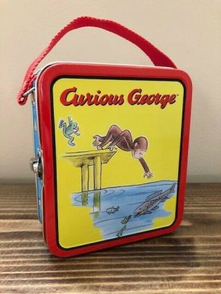 Vintage Curious George Fishing Lunch Box (- 1999)
