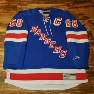 York Rangers Reebok Nhl Hockey Jersey 68 Jaromir Jagr Stitched Size Xl