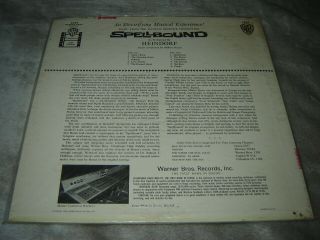 Heindorf - Spellbound soundtrack LP rare Stereo theremin Samuel Hoffman 2