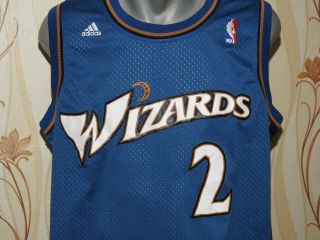 Washington Wizards 2 John Wall Nba Jersey Adidas Basketball Vest Size Xl Retro