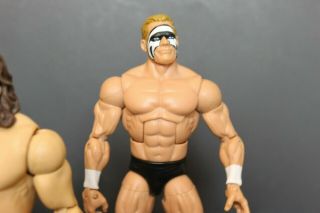 Mattel Wwe Lex Luger Wcw Bash At The Beach Elite (swapped Boots)