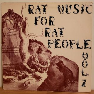 Rat Music For Rat People Vol.  2 Butthole Surfers Fang M.  D.  C.  D.  R.  I.  Minutemen Lp
