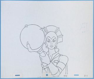 He - Man Masters Of The Universe Evil Lyn Motu 1983 Animation Drawing Sketch 42