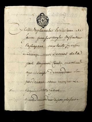 1790 Stamped And Watermarked Document - 8 Pages