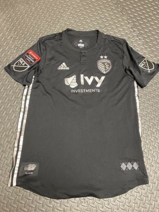 Sporting Kansas City Match Worn Issue Jersey Concacaf Besler L