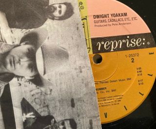 DWIGHT YOAKAM LP - GUITARS CADILLACS ETC/BUENAS NOCHES LONELY ROOM vinyl reprise 2