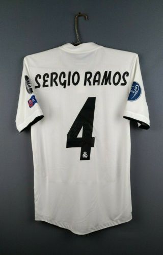 Sergio Ramos Real Madrid Authentic Jersey Small 2019 Shirt Cg0561 Ig93