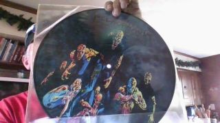 NECROPHAGIA Season Of The Dead Picture Disc LP VG,  2002 1000 Made Red Stream 3