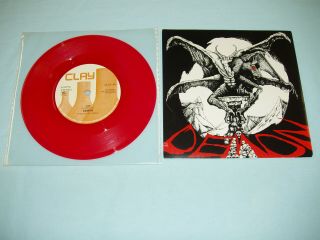 Demon Liar / Wild Woman 7 " Red Color Vinyl Single Uk Metal Hard Rock