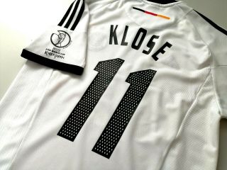 Jersey Germany Adidas Miroslav Klose (s) 2002 World Cup Shirt Vintage