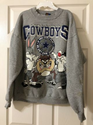 Vintage Dallas Cowboys Looney Tunes Sweater