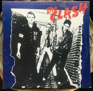 The Clash - Self Titled First Album - Lp Vinyl - Rare Blue Cover W/7 " Canada