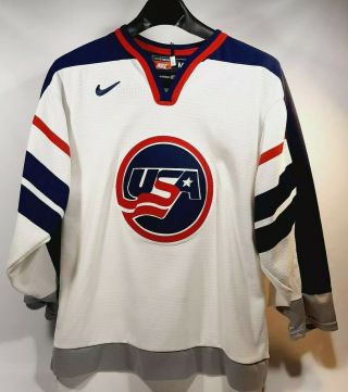 1998 Olympics Nike Team Sports Usa Hockey Jersey Medium M