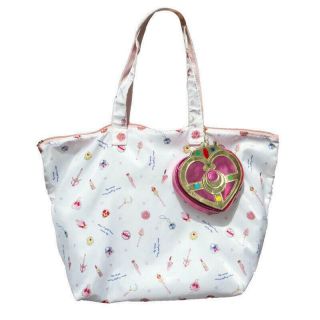 Anime Sailor Moon Cosmic Heart Compact Pouch Tote Bag Coin Purse Wallet Handbag